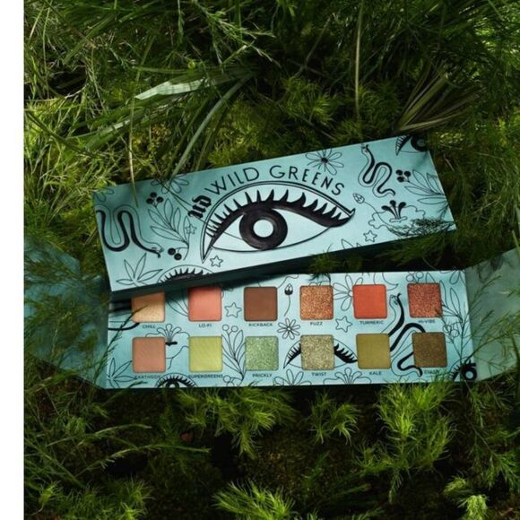 Urban Decay WILD GREENS EYESHADOW PALETTE intense pigment w/earth toned neutrals - Picture 5 of 9